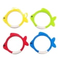 thumbnail image 2 of QualitChoice Water Sports Training Equipment Colorful Dive Rings Swimming Pool Toys For Little Swimmers Diving Toys, 2 of 6
