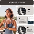 thumbnail image 3 of Open Box - Fitbit Sense 2 Advanced Health & Fitness Smartwatch with GPS, ECG, EDA, Sleep Tracking, 3 of 6
