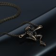 thumbnail image 1 of MesaSe Cute Frog Pendant Chain Frog Punk Adjustable Chain Retro Frog Necklace for Men Women, 1 of 8