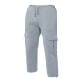 thumbnail image 3 of Mens Loose Cargo Pants Cual Drawstring Eltic Waist Wide Leg Athletic Sweatpants Outdoor Trousers, 3 of 4