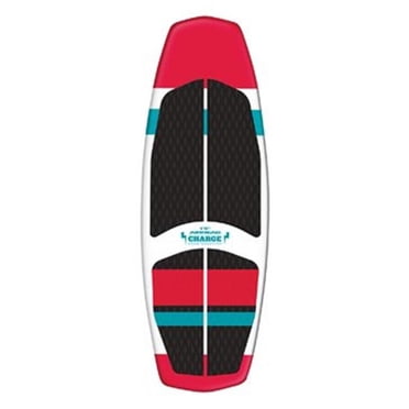 Airhead AHWS-04 Charge Wakesurf Board, Red & Black - 59 x 21 x 2.4 in.