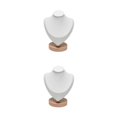 thumbnail image 4 of Ruiboury Présentoir de Colliers Chic et Stable pour Commode Magasin de Détail Showroom S Blanc 2Ensemble, 4 of 6