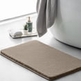 thumbnail image 4 of Boovnll Bathroom Rugs, 16x24" Absorbent Soft Solid Color Thicken Plush Bath Mat, Non-Slip Backing Quickly Drying for Bathroom, Kitchen, Floor, Pool, Toilet Mat, Bath Mats for Bathroom, 4 of 6