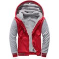 thumbnail image 4 of Mikilon Veste Décontractée Ample pour Hommes Automne et Hiver Couleur Unie, 4 of 6