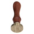 thumbnail image 1 of WHEANG Home Decor Fire Lacquer Seal Retro English Letter Copper Headquets Seal Wax Hand Account Seal and Copper Chapter Bronze Head One Size Multi-Color, 1 of 4