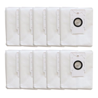 Bgsha 4/10 Pcs Sacs à Poussière Pièce de Rechange de Rechange Compatible pour 360 S8 Plus Accessoires pour Aspirateur Robot Pièces d'Appareil Ménager