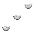 thumbnail image 4 of kurtrusly Sturdy And Durable Metal Fruit Baskets Large Capacity Open Wire Exquisite Appearance Wide black Straight large 3Set, 4 of 6