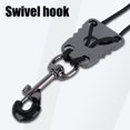thumbnail image 4 of Saxophone Neck Strap Embroidery Adjustable Sax Leather Strap Padded with Metal Hook for Alto Tenor Sax, 4 of 7