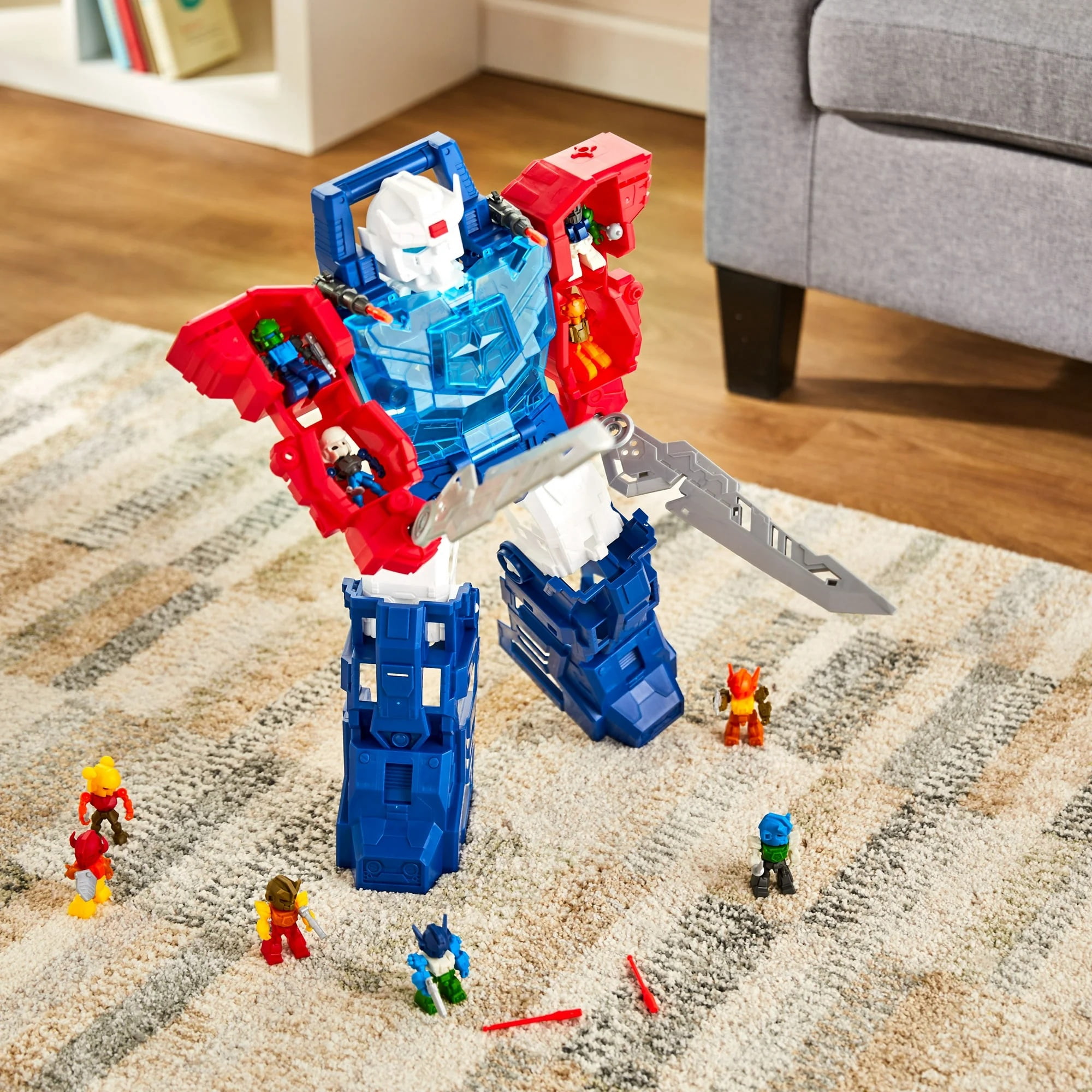Kid Connection Robot Transporter Playset, 32 Pieces