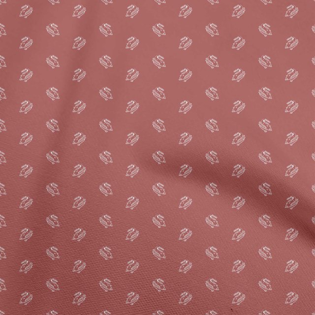 oneOone Rayon Maroon Fabric Retro Minimal Iron Craft Projects Decor Fabric Printed By The Yard 56 Inch Wide
