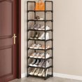thumbnail image 1 of Shoe Rack 5/8 Tiers Metal Shoes Storage Organizer Easy Assembled Multifunctional Shoe Rack for Hallway Bedroom Entryway Living Room, 1 of 8