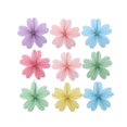 thumbnail image 2 of MTBLYS 18 Pcs Springtime Paper Fan Decorations Multicolor Flower Decor 3 Size Variations Classroom Holiday Party Decor Wedding Use, 2 of 6