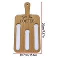 thumbnail image 2 of Iodue Food Storage Cups Holder Cup Coffee Pods Storage Organizer Stand Wooden Coffee Pod Wall Holder Rectangular Coffee Pod Storage Stand With Handle Coffee Pod Rack, 2 of 3