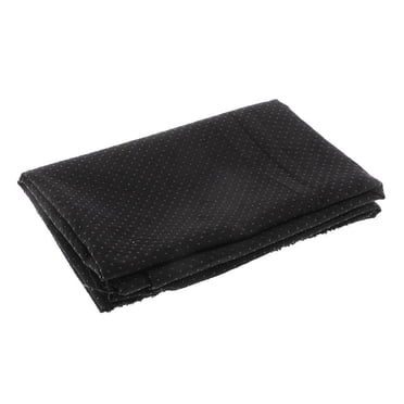 GUOOL 1Yard Anti-skid Design Non Skid Rubber Treated Fabric for Sewing Black 1PC Black