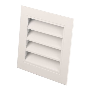 Évent de Remise en Alliage d'Aluminium à Pignon, Couverture d'Évents d'Air Imperméable et Antipluie pour Grille d'Évent de Plafond et Mur pour Résidentiel, Usine, Commercial, Lieux Publics