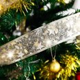 thumbnail image 3 of Led Christmas Tree Ribbon Lights with 8 Lighting Modes, Battery Operated & USB Powered Fairy String Lights with Timer for Xmas Tree Decor, 3 of 5