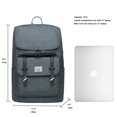 thumbnail image 2 of KAUKKO Stylish Oxford Fabric Backpack Travel Rucksack lightweight Hiking Bag Satchel, 2 of 5