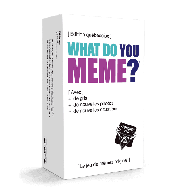 What Do You Meme? GIF Édition Québécoise - French Board Game