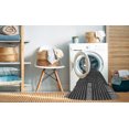 thumbnail image 2 of Ahgly Company Tapis de Zone Rond Gris Transitionnel pour Intérieur Lavable à la Machine, 4 Pieds Rond, 2 of 7