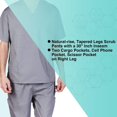thumbnail image 4 of M&M SCRUBS Men's Scrub Set Medical Scrub Top and Pants, 4 of 7