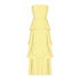 thumbnail image 4 of Ovzne Robes pour Femmes Robe de Plage Robe d'Été Moulante Aguichant Mode Sans Bretelles Dos Nu Robe de Printemps en Liquidation, 4 of 7