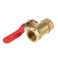 thumbnail image 4 of mmirethe Various Type Ball Valve Threaded Brass Ball Valve FF 12mm Red 1Set, 4 of 6