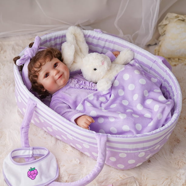 BABESIDE Reborn Lot de 10 accessoires pour poupées de 43,2 à 55,9 cm, ensemble BABESIDE Reborn Lot de 10 accessoires pour poupées de 43,2 à 55,9 cm, ensemble