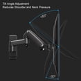 thumbnail image 4 of Wall Wall Mount for 17-35 Inch Computer Screen Adjustable VESA Bracket Maximum Load Capacity 12KG 26.4 Lbs for Gaming Work Stock Trading Studios, 4 of 7