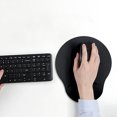 thumbnail image 3 of Gel Wrist Mouse Pad under $5! CQCYD Gel Wrist Support Mouse Pad, Ergonomic Gaming Mouse Mat with Cushion, Non-Slip Computer Desk Pad for PC Laptop Office, 3 of 5