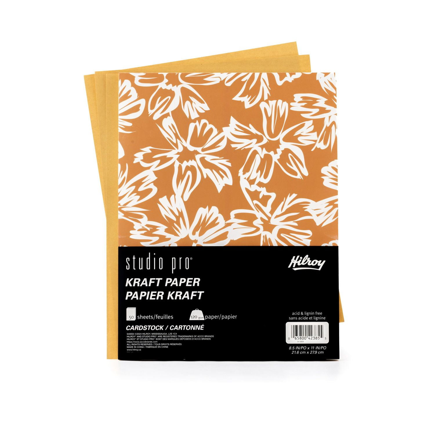 Papier cartonné kraft Hilroy® Studio Pro® 8,5 x 11, 50 un
