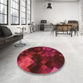 thumbnail image 4 of Ahgly Company Machine Washable Indoor Rectangle Transitional Fire Brick Red Area Rugs, 2' x 3', 4 of 7