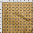 thumbnail image 3 of oneOone Coton Tissu Cambic Check & Triangle Imprimé Ikat Tissu BTY 56 Pouces de Large, 3 of 4