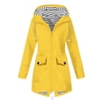 thumbnail image 1 of Pisexur Shacket Jacket Women Solid Rain Jacket Outdoor Plu Size Waterproof Hooded Windproof Loose Coat Pocketed Shirts Fall Jacket Shackets, 1 of 5