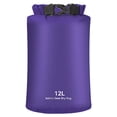 thumbnail image 1 of Sac Étanche pour Natation, Sacs de Trucs Imperméables, Vêtements, Eau, Kayak, Camping, Résistance, Paquet de Rangement, Extérieur, pour Sports, Course, Randonnée, Violet/12 L, 1 of 9