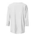 thumbnail image 5 of Meichang T-Shirt de la Saint-Patrick pour Femmes, Imprimé Trèfle Vert, Manches 3/4, Col Rond, Printemps, 5 of 5