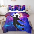 thumbnail image 1 of YST Ensemble de Douillette de Soccer, Ensemble de Lit 7 Pcs, Polyester, Format Double, 1 of 5