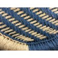 thumbnail image 2 of Natural Geo Tabouret d'Appoint en Moray - Tissé à la Main, Rayé Bleu, 2 of 4