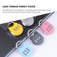 thumbnail image 2 of 5Pcs Household Locker Locks Convenient Padlocks Multi-function Combination Locks Home Accessory, 2 of 6