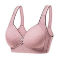 thumbnail image 2 of LSLJS 3PC Women's Tank Full Cup Comfortable and Breathable Underwear Bra, 2 of 3