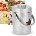 thumbnail image 4 of Boîte à Lunch en Acier Inoxydable 1.2L en Forme Droite, Pot Isolé pour l'École, 4 of 7