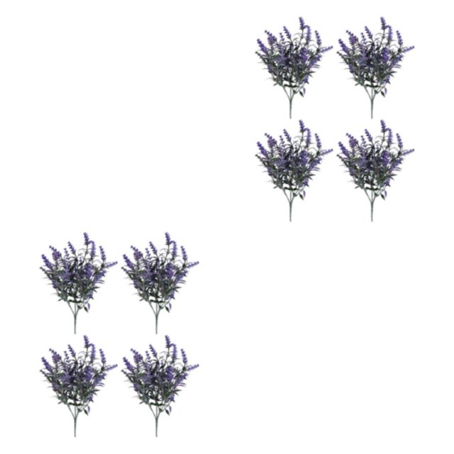 kurtrusly 4pcs Plastic Low Maintenance Artificial Flower Any Decor With Realistic Appearance Versatile Elegant purple 2Set