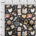 thumbnail image 2 of oneOone Rayon Dark Gray Fabric Tool Sewing Craft Projects Fabric Prints By Yard 56 Inch Wide, 2 of 4