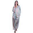 thumbnail image 1 of Moomaya Ensembles de Détente pour Femmes à Manches Longues, Pyjama à Col Cranté Boutonné, 1 of 6