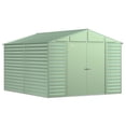 thumbnail image 1 of Arrow Select 10 x 12 x 8 ft Sage Green Steel Storage Shed, 1 of 6