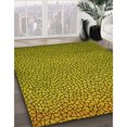 thumbnail image 3 of Ahgly Company Tapis Rond Lavable en Machine Intérieur Transitionnel Brun Bronze Foncé, 7 Pieds Rond, 3 of 7