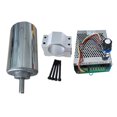 thumbnail image 1 of Air cooled 0.2kw CNC spindle Motor/ Motor Kit 200W Spindle Motor + Power Supply speed governor For Engraving ,Wide Use, 1 of 7