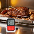 thumbnail image 3 of Digital Meat Thermometer with 2 Temperature Probes, Food Thermometer with Colored LCD for Kitchen Silver Curved Needle, 3 of 6