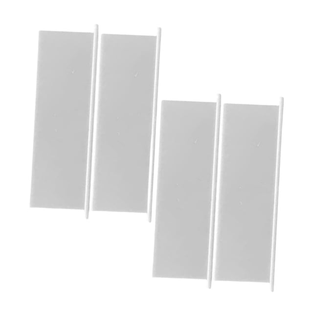 simhoa 4 Pieces Dryer Air Exhaust Vent Cover Panel Dustproof Dryer Vent Cover Flaps White