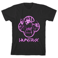 thumbnail image 1 of T-shirt à Col Rond Noir à Manches Courtes KPop Demon Hunters Huntrx pour Fille - Petit, 1 of 3