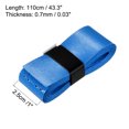thumbnail image 3 of Unique Bargains 43.3' Non-Slip PU Tennis Racket Overgrip Tape Wraps with Hole Blue 6 Pack, 3 of 7